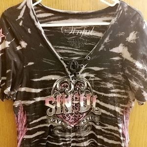 Affliction Sinful Tee